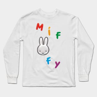 Cute Vintage Bunny Long Sleeve T-Shirt